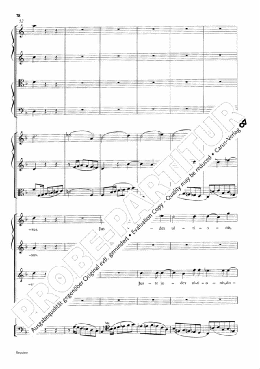Requiem Requiem 4-Part scores gallery preview page 85
