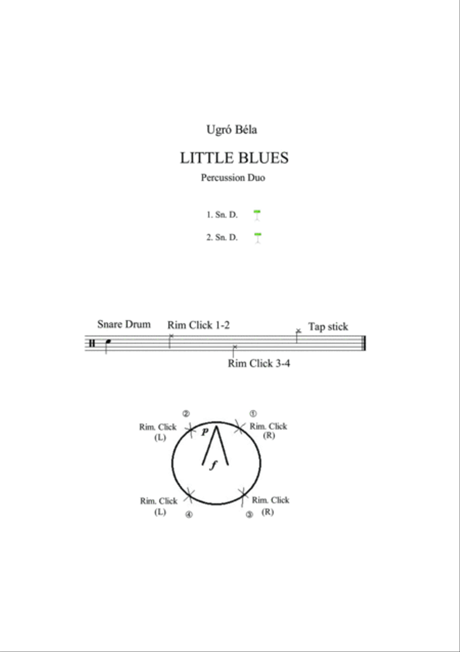 Chamber Music with Percussion in School I. - Ütős Kamarazene az Iskolában I. Chamber Music scores gallery preview page 6