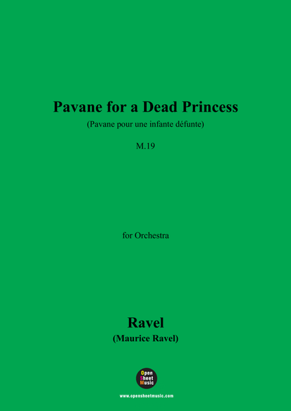 Ravel-Pavane pour une infante défunte(Pavane for a Dead Princess),M.19,for Orchestra image number null