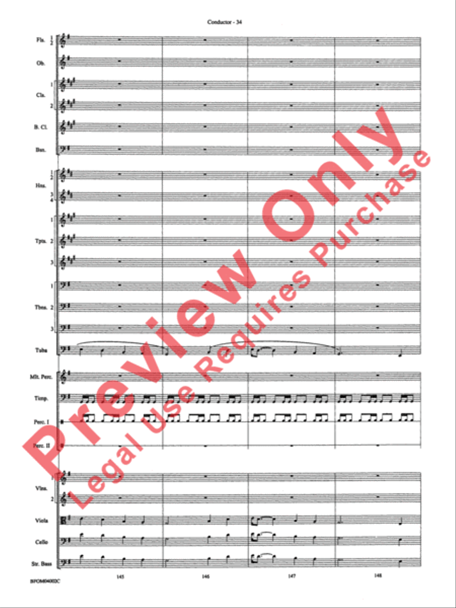 Prairiesong Full Orchestra scores gallery preview page 37