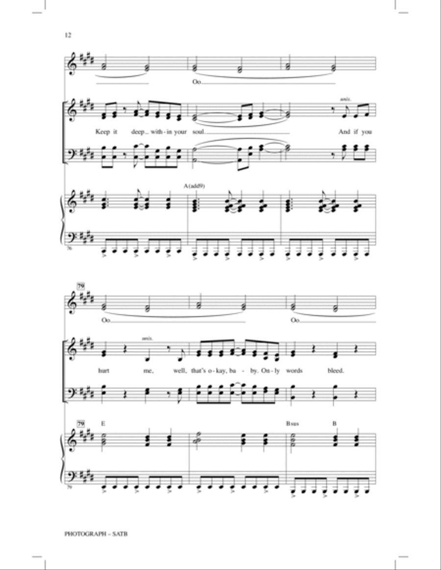 Photograph 4-Part scores gallery preview page 11