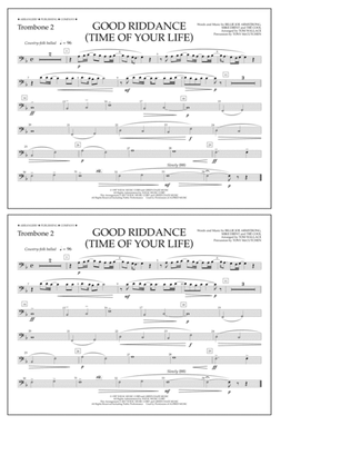 Good Riddance (Time of Your Life) - Trombone 2
