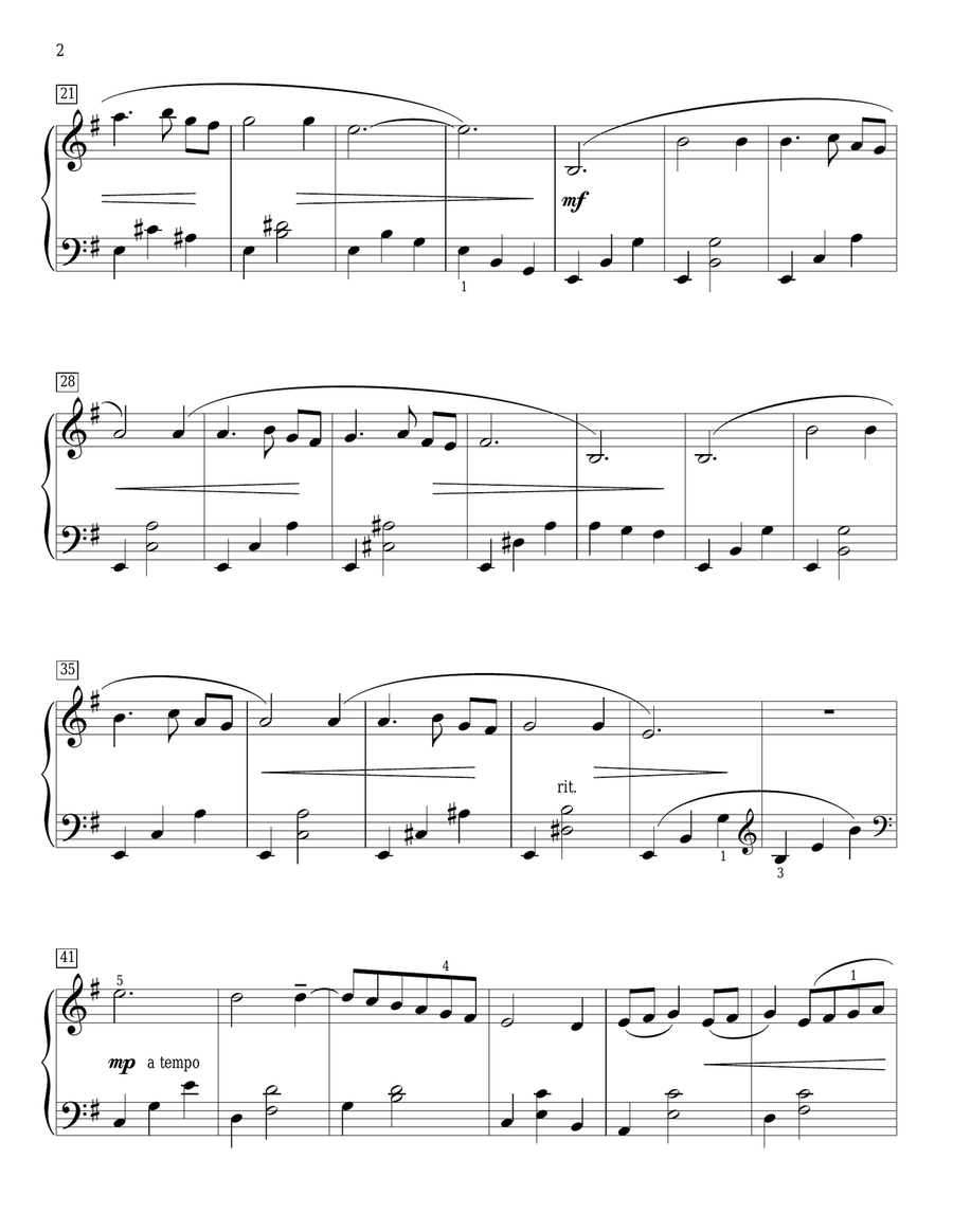 Waltz Of Winter Waltz Of Winter Piano Method scores gallery preview page 2