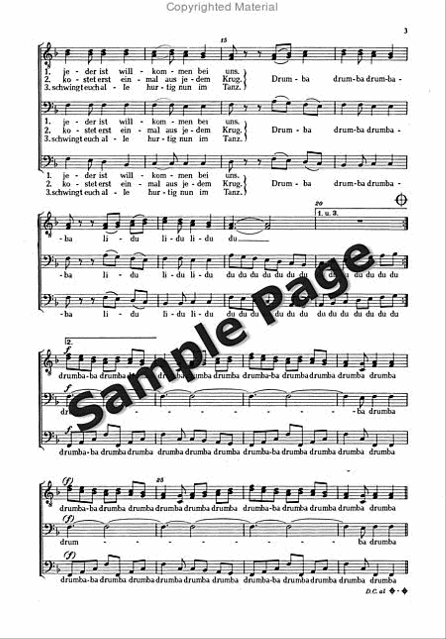 Drumba Drumba TTBB scores gallery preview page 4