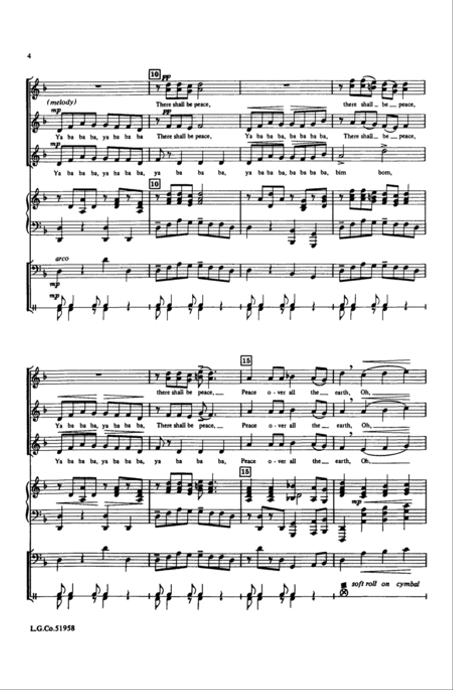 Ya Ba Bom Ya Ba Bom Women's Choir scores gallery preview page 13