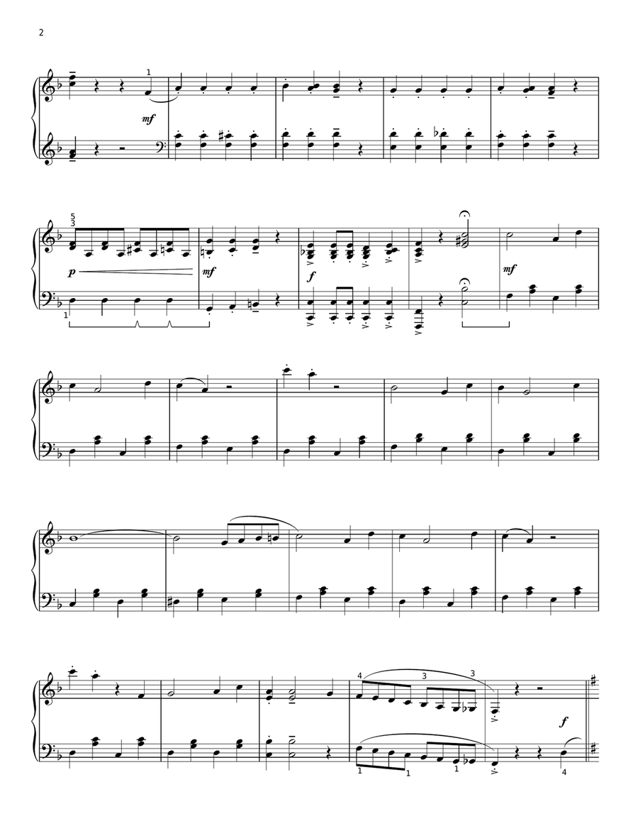 Nuttin' For Christmas (arr. Phillip Keveren) Piano Solo scores gallery preview page 2