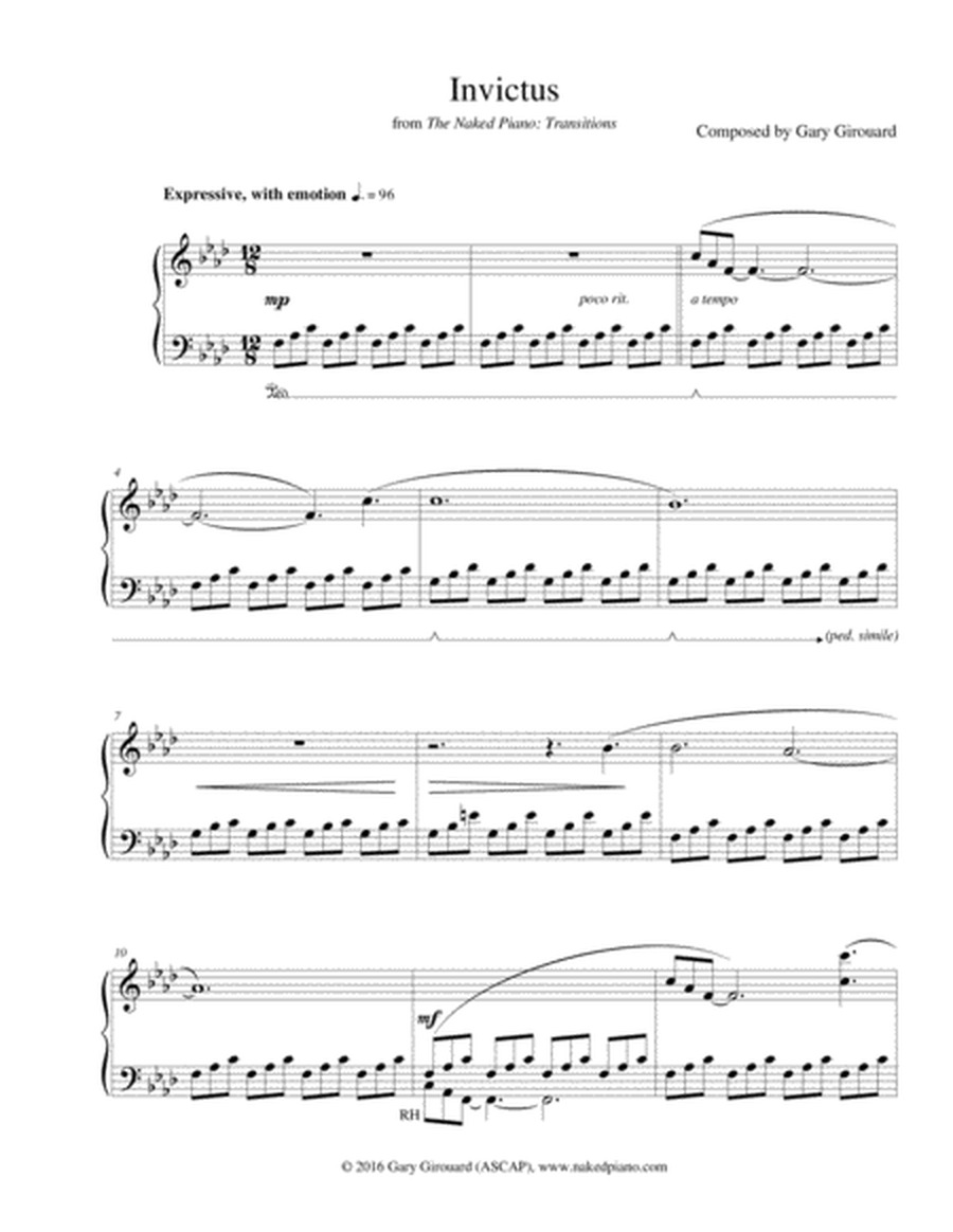 "Transitions" Solo Piano Sheet Music image number null
