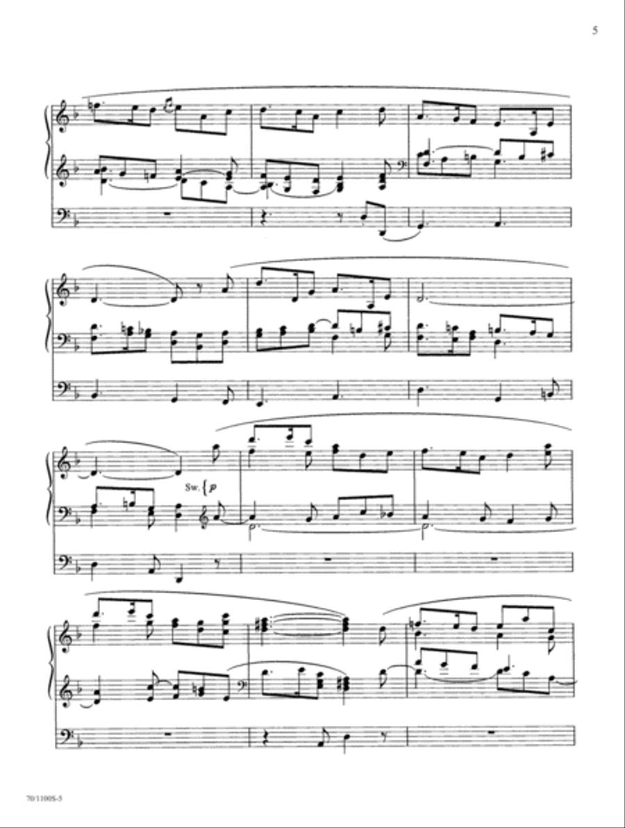 Wood Works on Original Themes Organ Solo scores gallery preview page 5