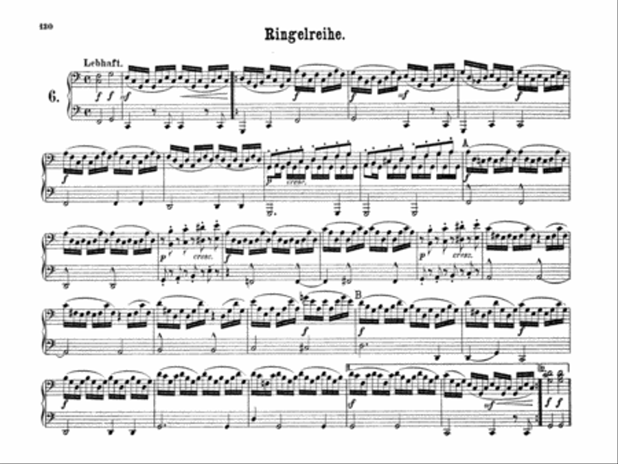 Schumann: Original Compositions for Four Hands, Volume II Piano Duet scores gallery preview page 1