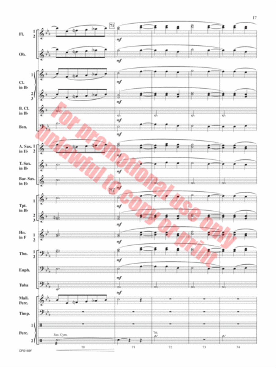 Home For the Holidays Home For the Holidays Concert Band scores gallery preview page 18