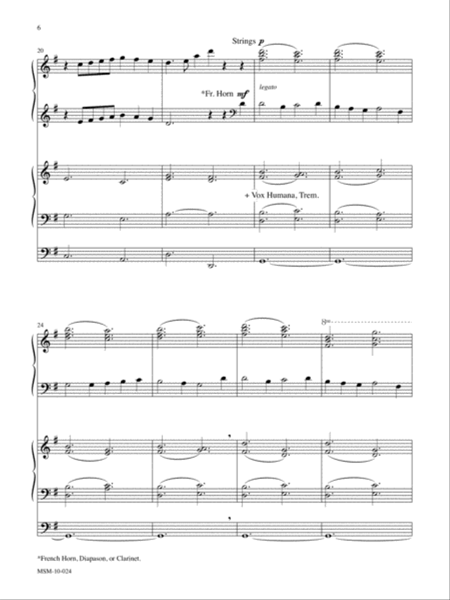 A Christmas Pastorale for Organ Duet image number null