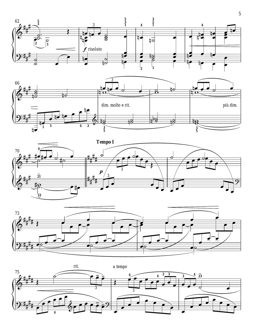 Deux Arabesques Piano Solo scores gallery preview page 5