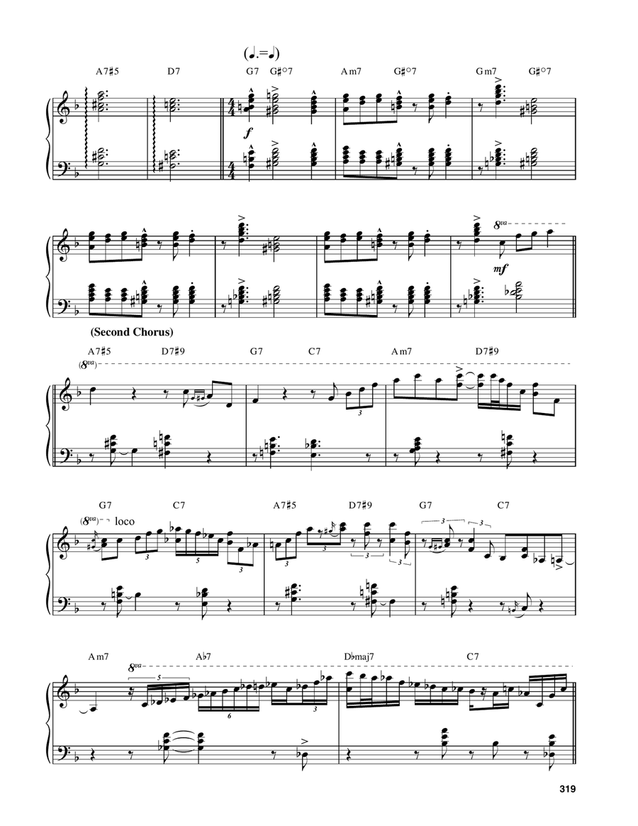 Waltz For Debby Piano scores gallery preview page 4