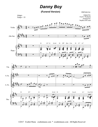 Danny Boy (Funeral Version) (Duet for Soprano and Alto Saxophone)