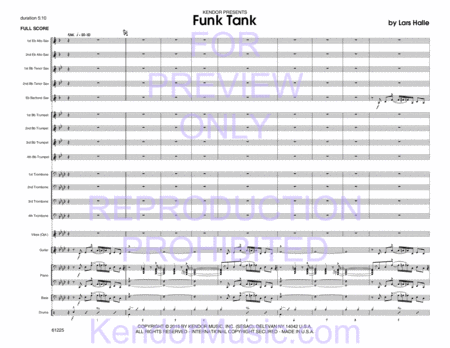 Funk Tank (Full Score)