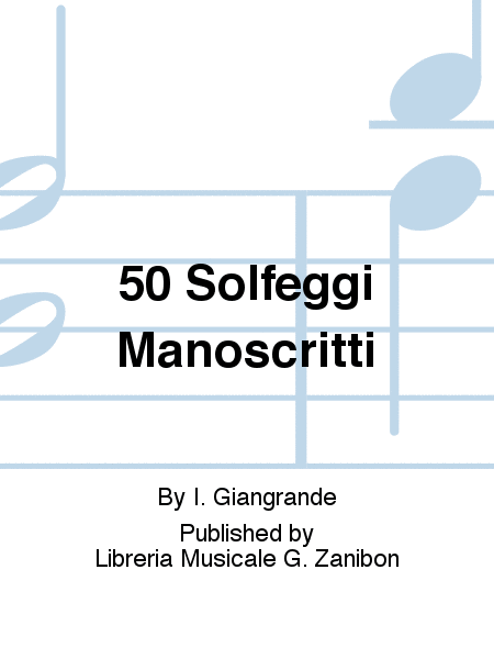 50 Solfeggi Manoscritti