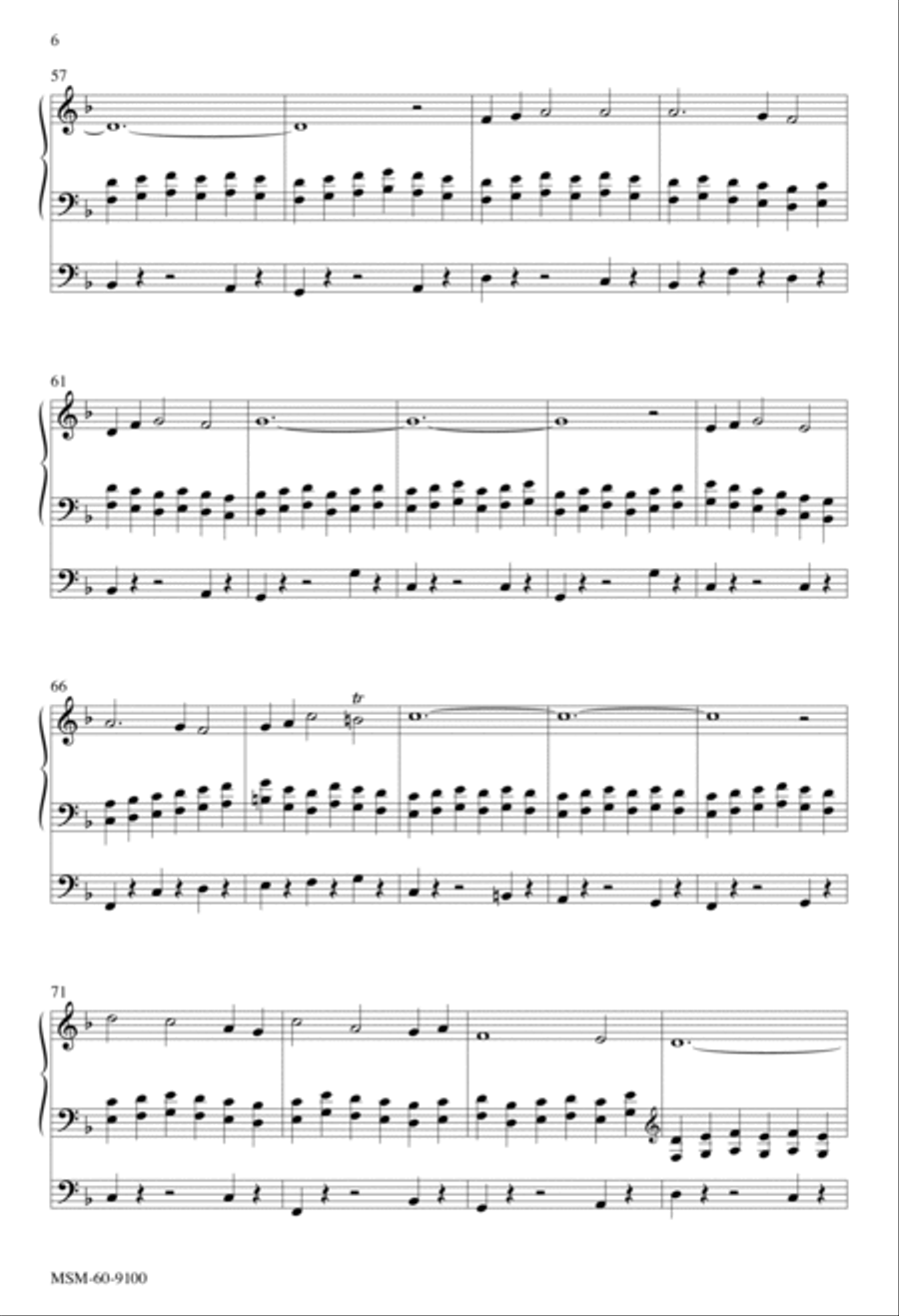 At the Name of Jesus At the Name of Jesus 4-Part scores gallery preview page 6