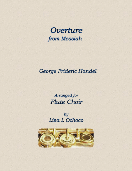 Overture from Messiah for Flute Choir image number null