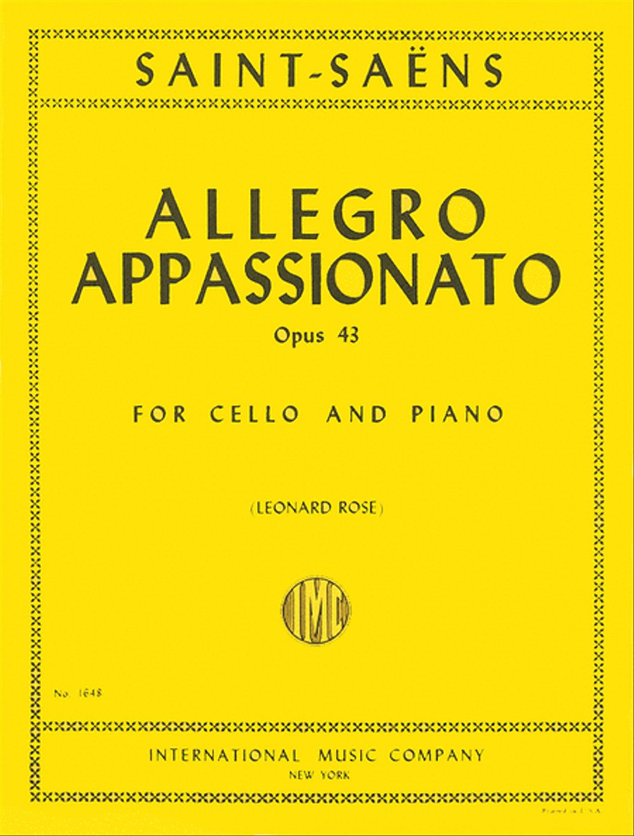 Allegro Appassionato, Op. 43 Piano Accompaniment scores gallery preview page 1