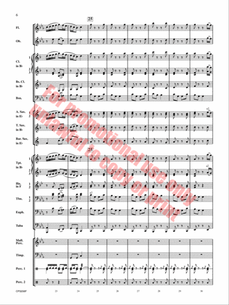 Dorian Dialogue Concert Band scores gallery preview page 7