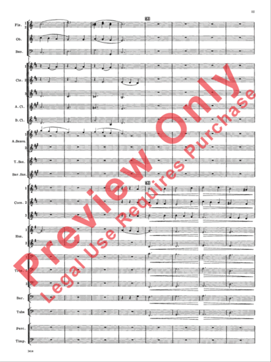 Festivity Festivity Concert Band scores gallery preview page 12