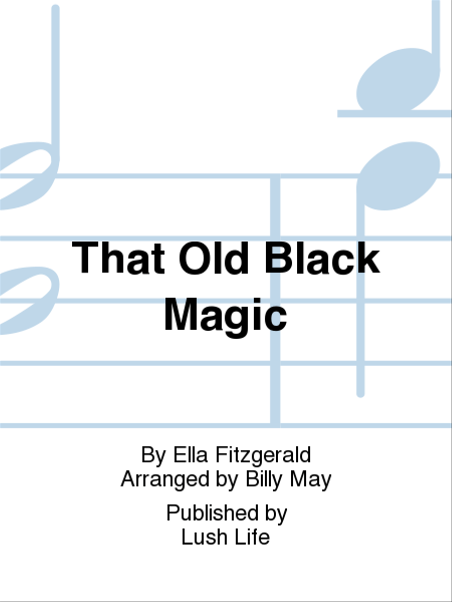 That Old Black Magic Big Band scores gallery preview page 1