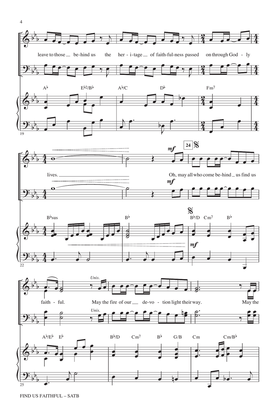 Find Us Faithful 4-Part scores gallery preview page 3