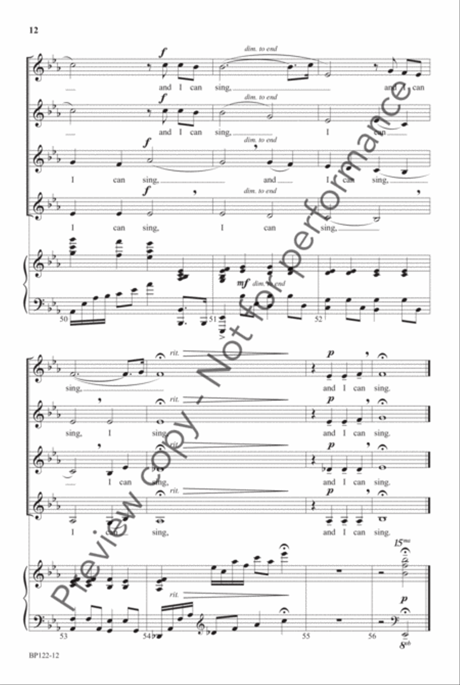 The Gift To Sing (SSAA) SSAA scores gallery preview page 12