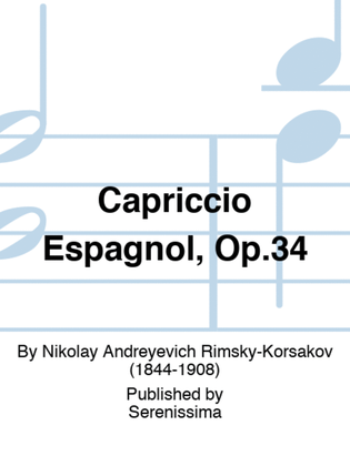 Book cover for Capriccio Espagnol, Op.34