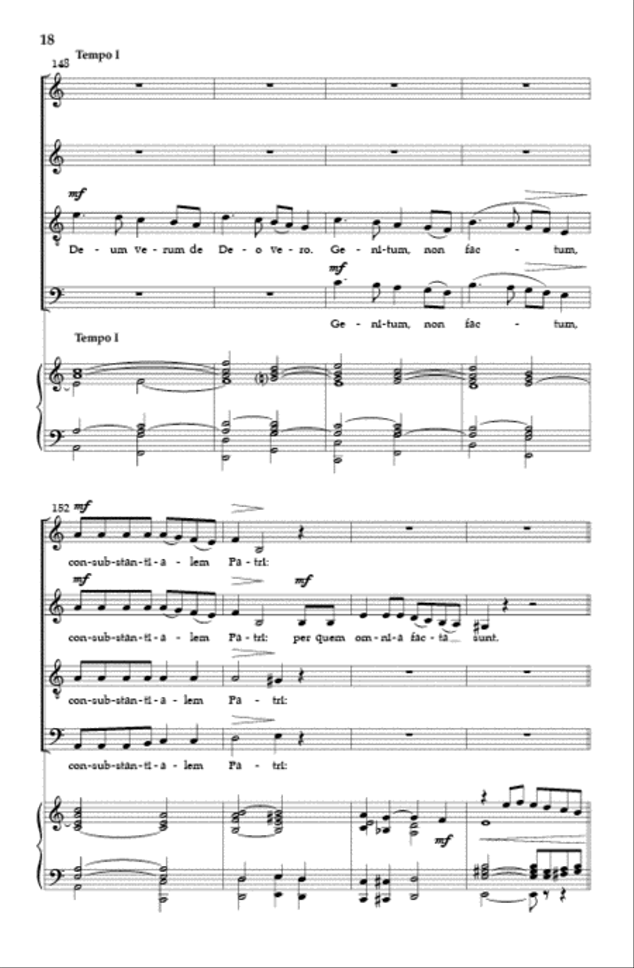 Mass in F Major Mass in F Major 4-Part scores gallery preview page 17