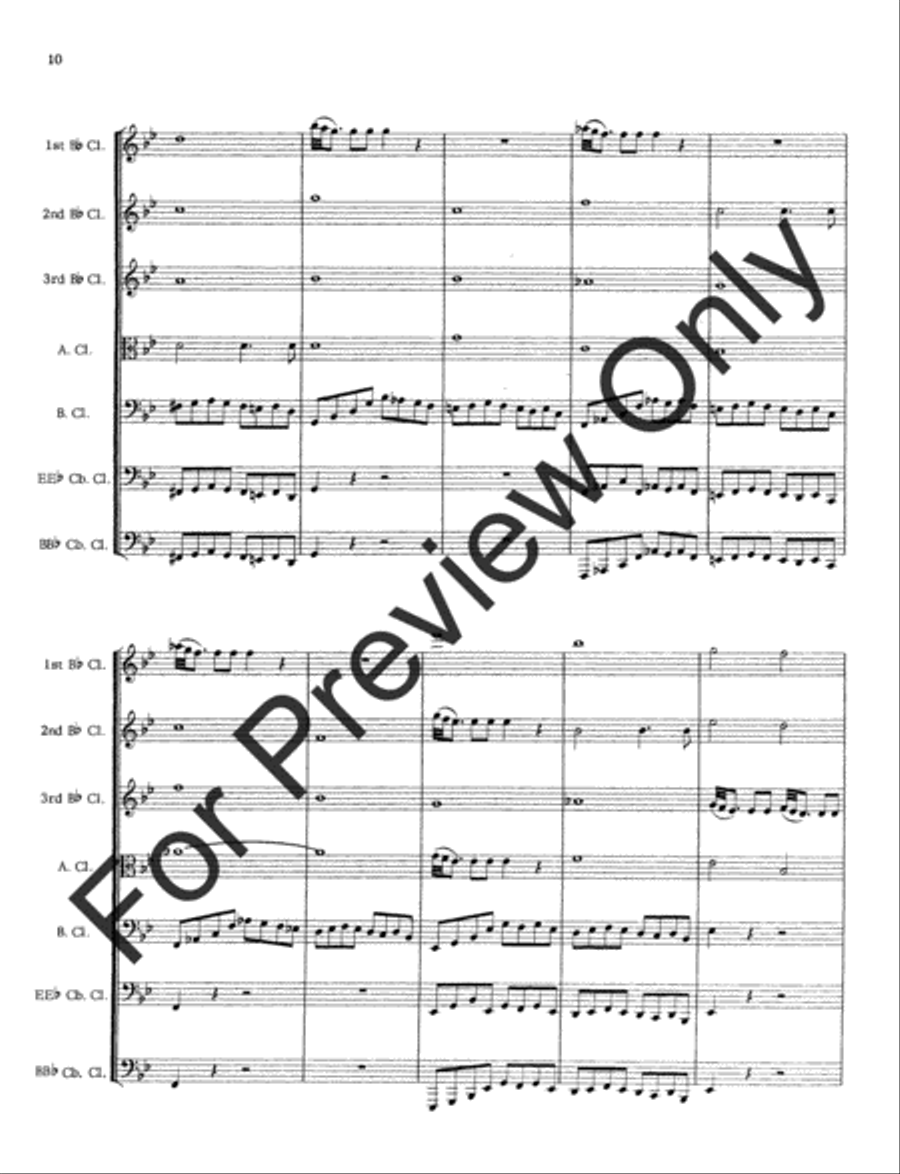 Impresario Overture B-Flat Clarinet scores gallery preview page 13
