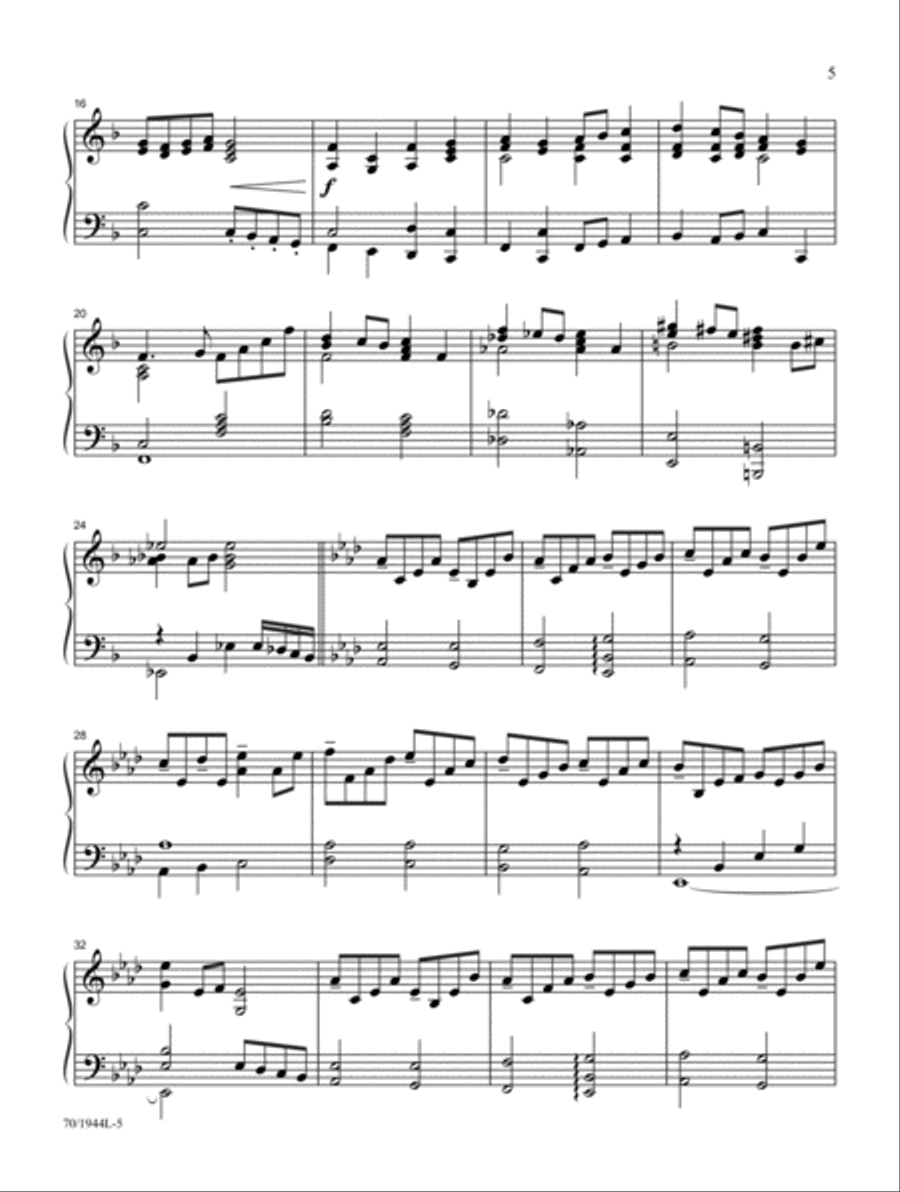 The Triumphs of His Grace Piano Solo scores gallery preview page 3