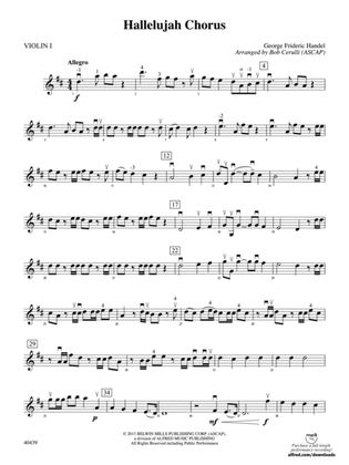 Hallelujah Chorus: 1st Violin