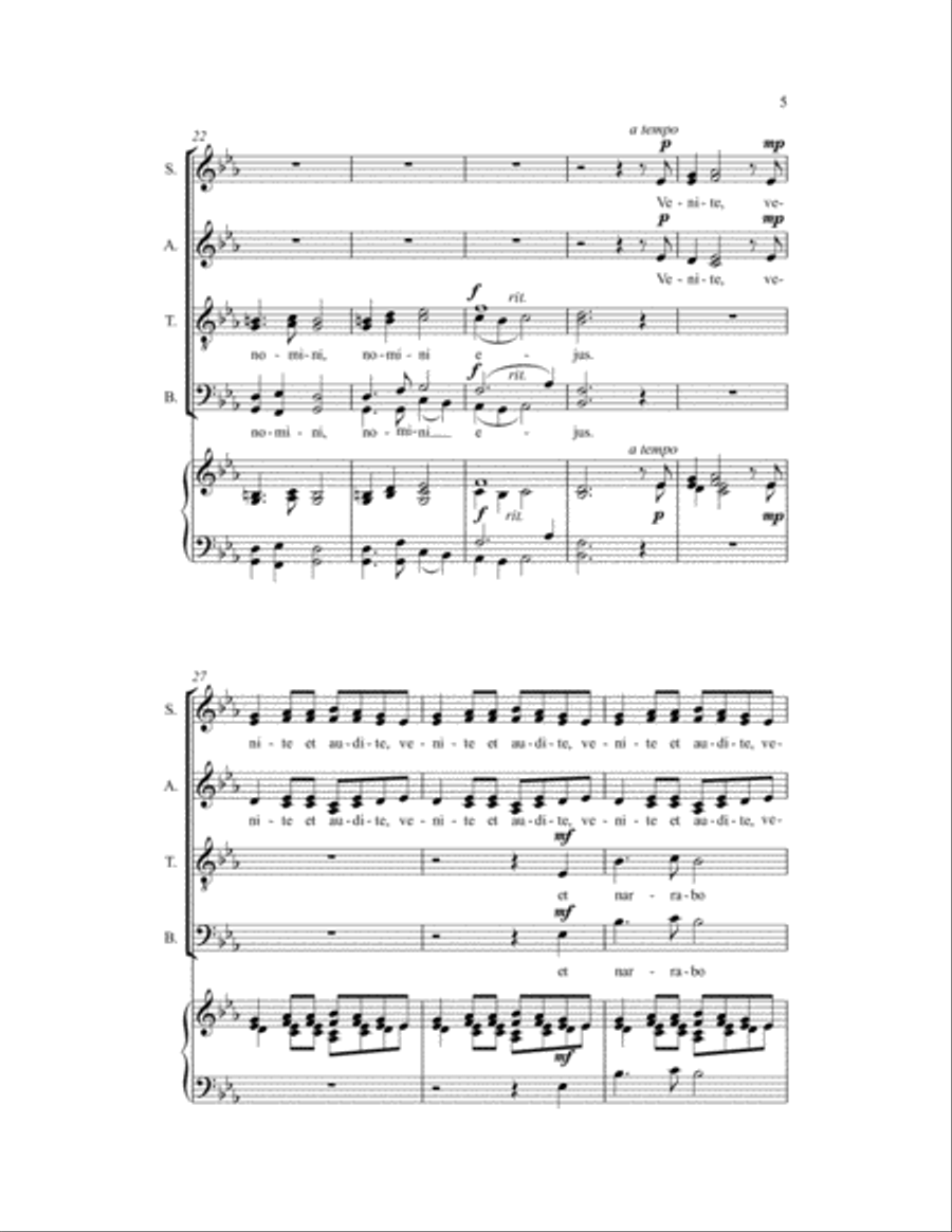 Jubilate Deo Jubilate Deo SSAATTBB scores gallery preview page 4