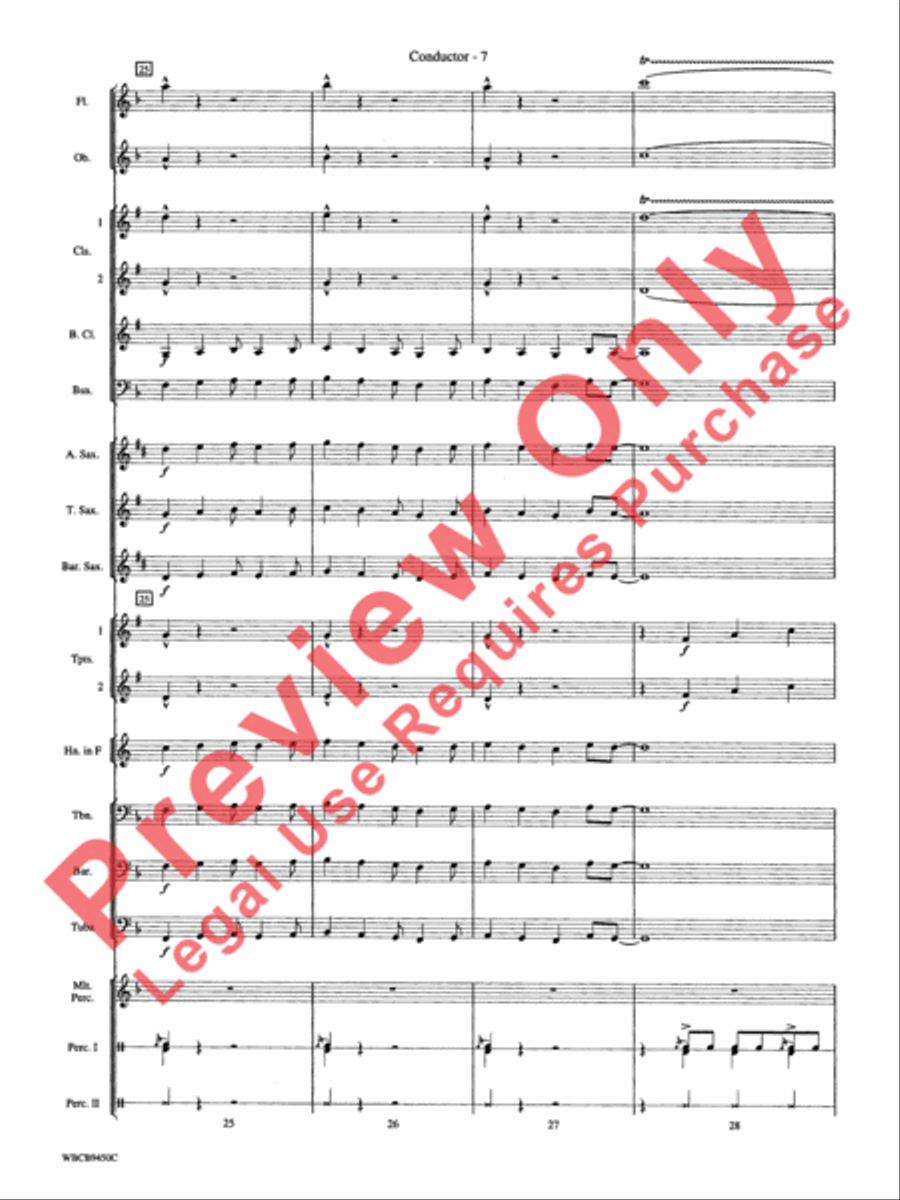 Lion Sleeps Tonight Concert Band scores gallery preview page 10