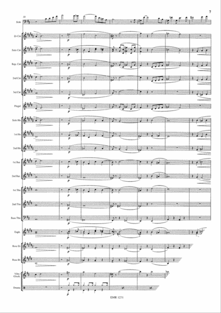 I'm Getting Sentimental Over You Brass Band scores gallery preview page 8