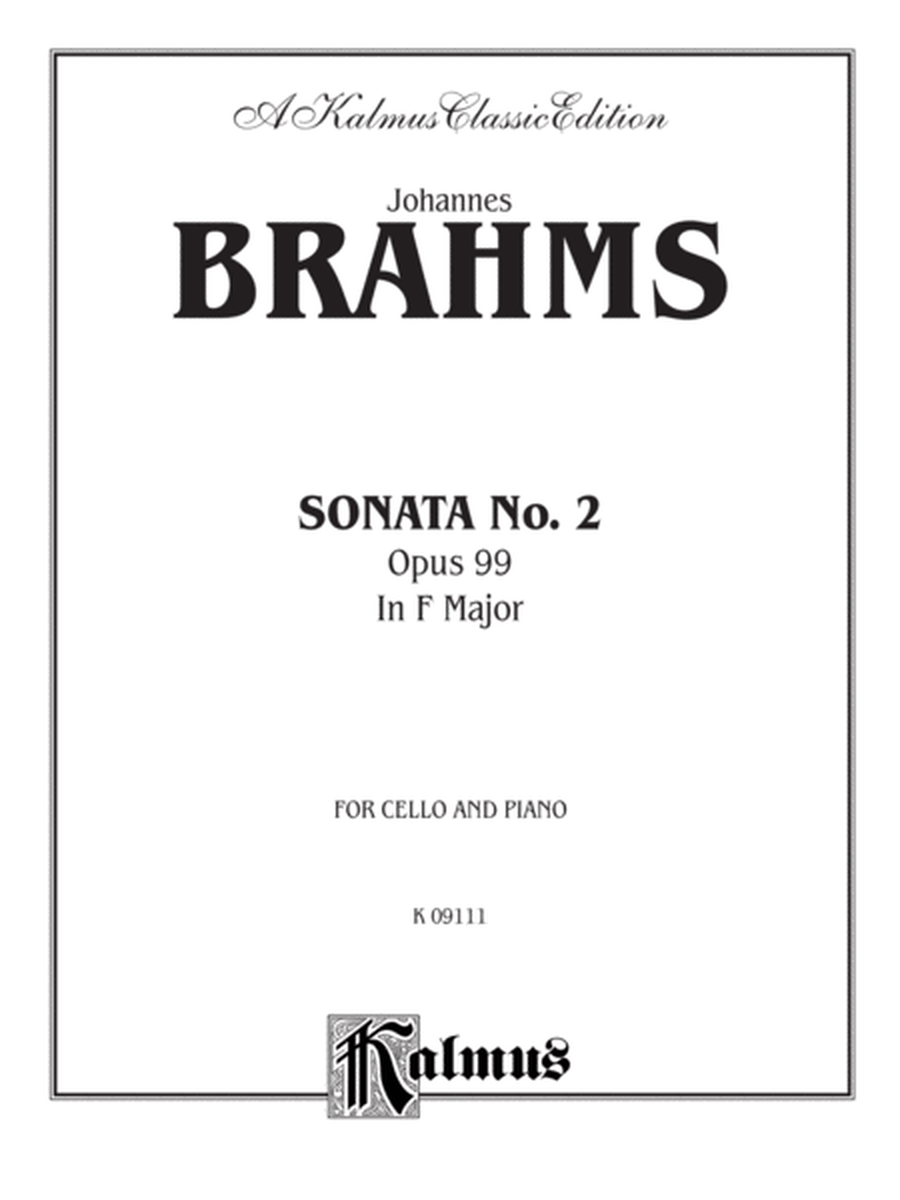 Sonata No. 2, Op. 99 in F Major