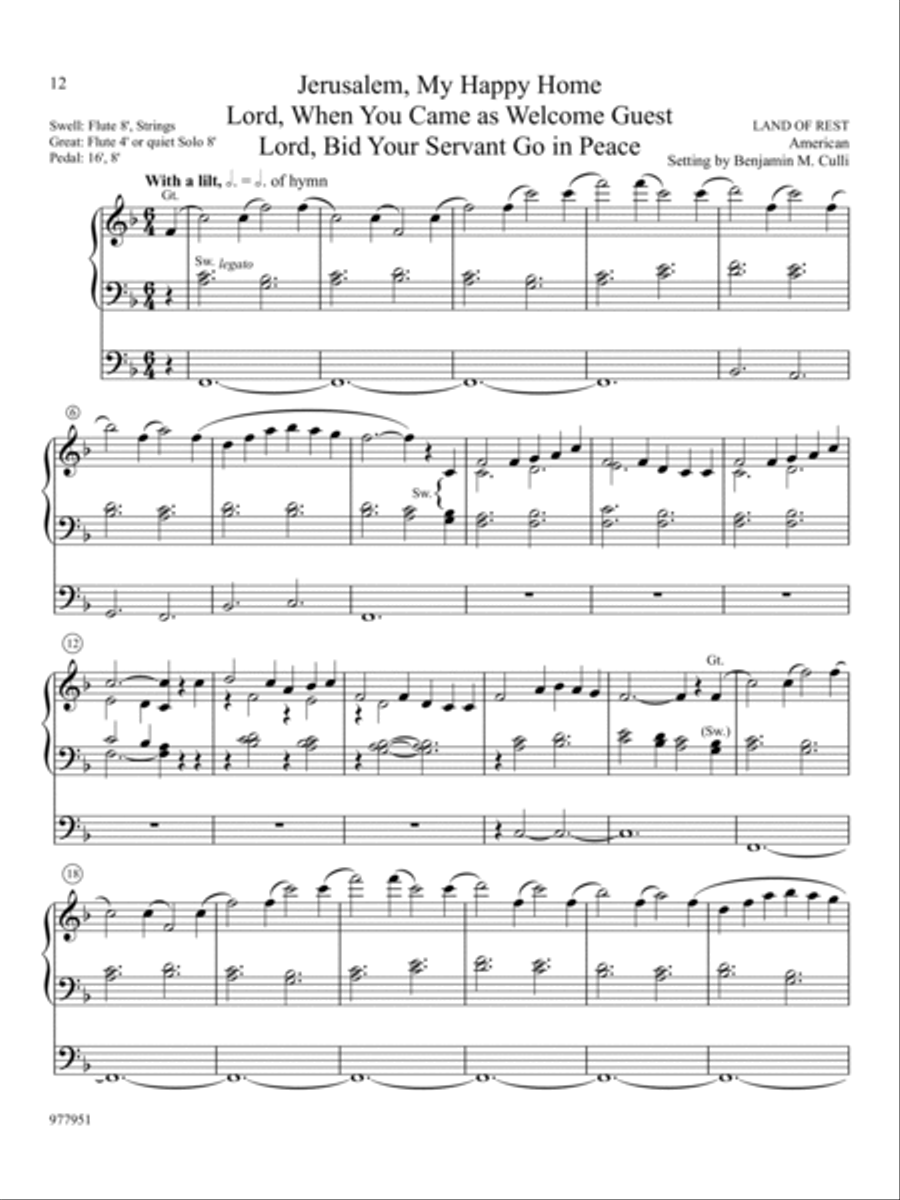 Hymn Tune Innovations: Eight Easy Chorale Preludes for All Seasons, Set 5 Organ scores gallery preview page 5