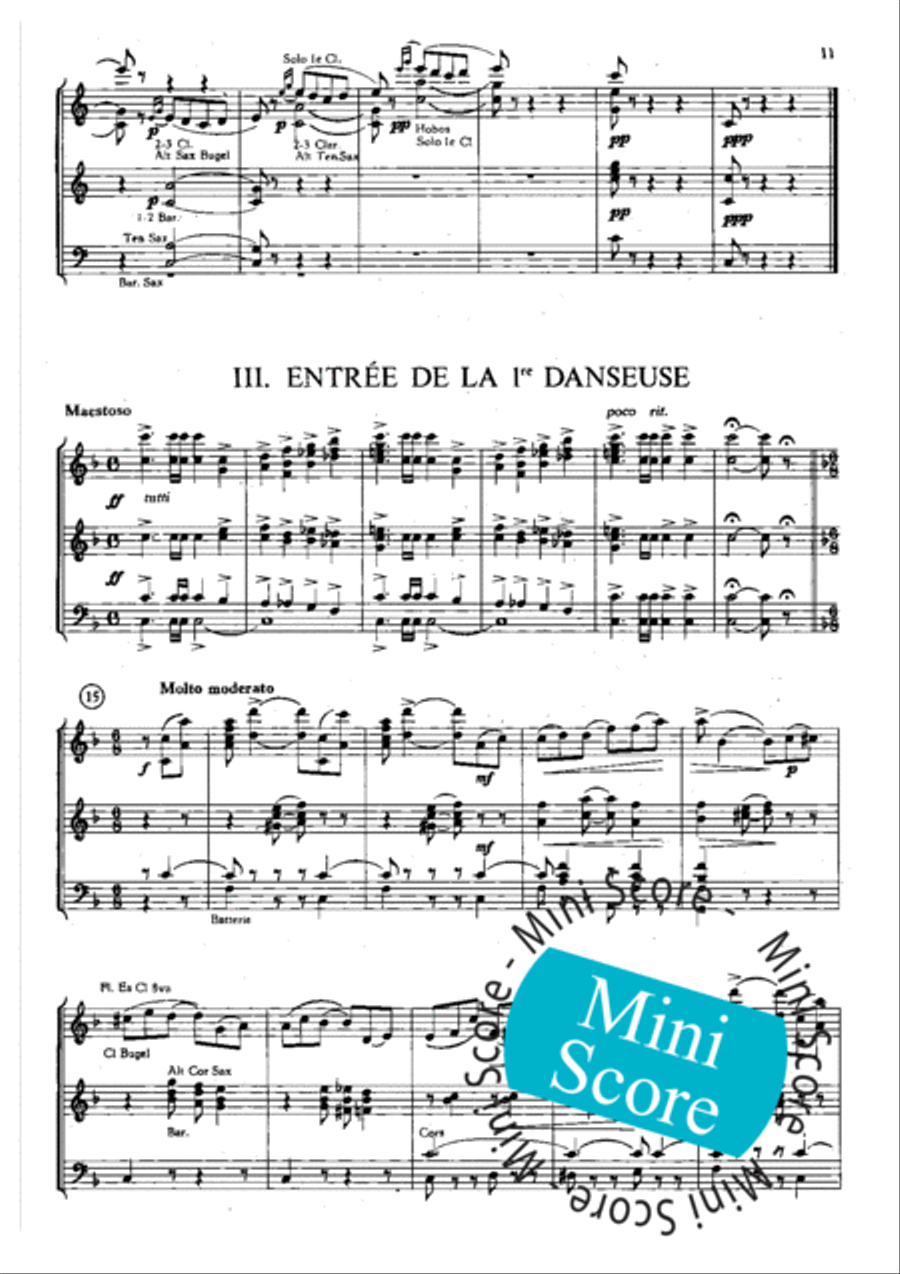 Ballet D'Isoline Ballet D'Isoline Concert Band scores gallery preview page 13