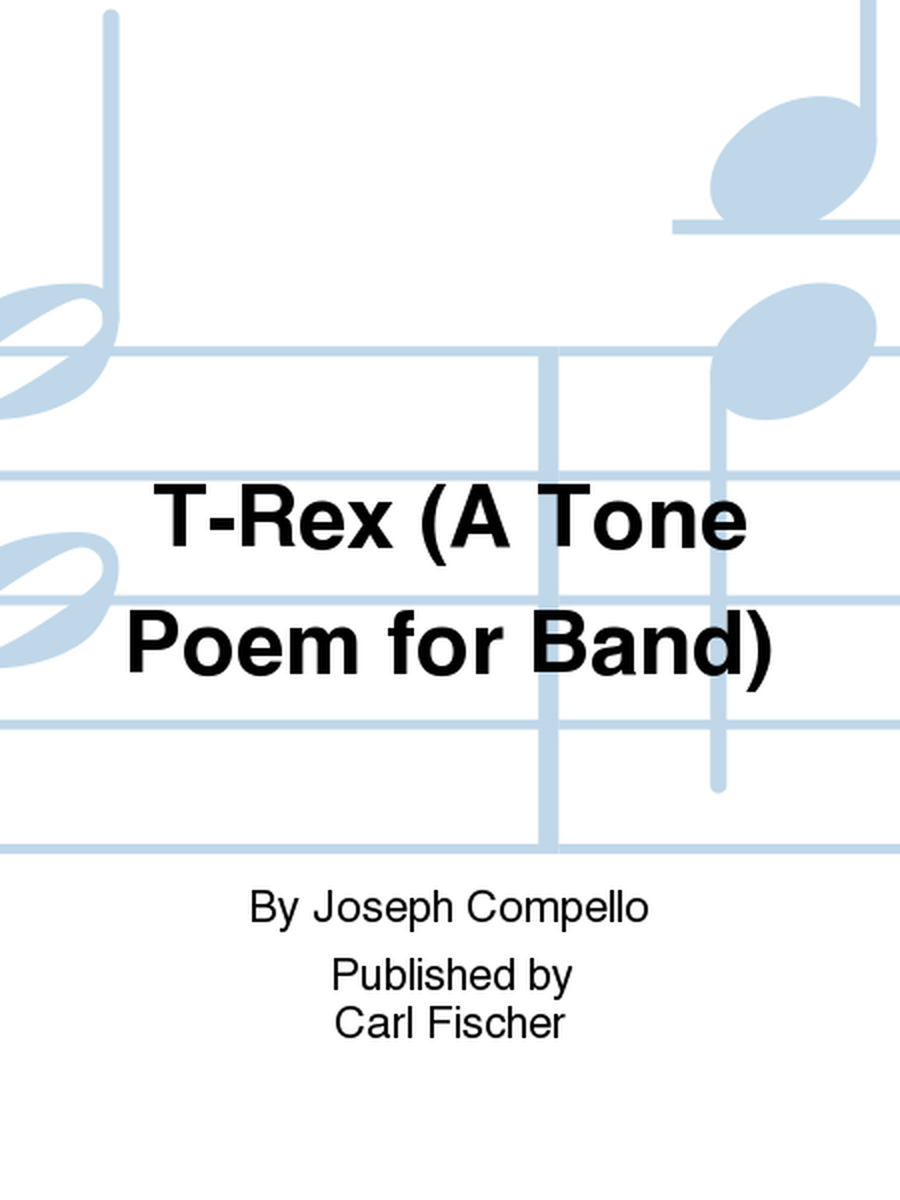 T-Rex (A Tone Poem for Band) image number null