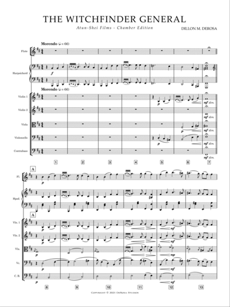 The Witchfinder General - Chamber Edition - Score Only Score scores gallery preview page 4