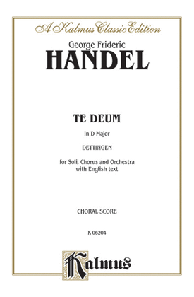 Book cover for Dettingen Te Deum (D Major)
