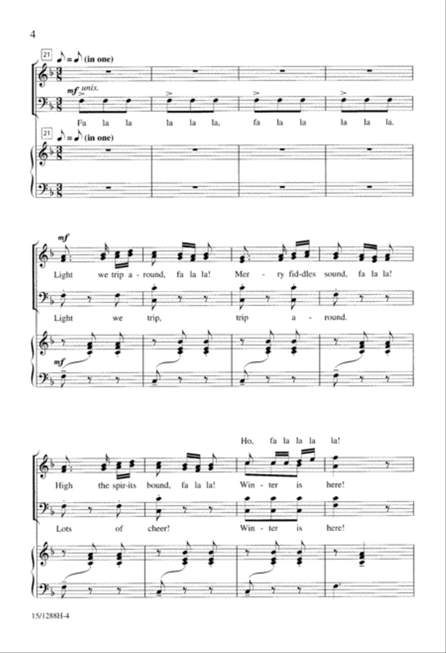Winter Carnival Winter Carnival 4-Part scores gallery preview page 5
