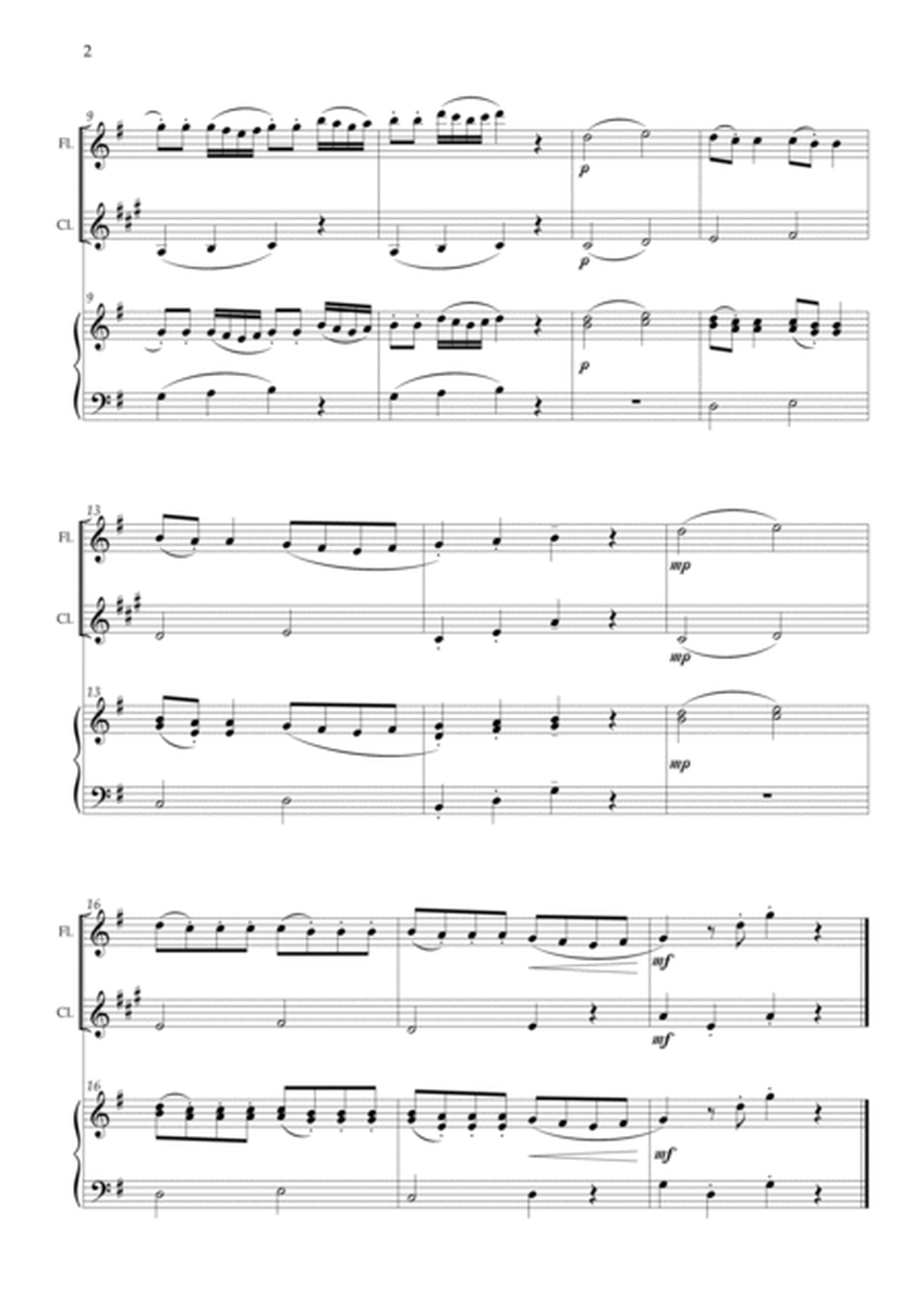 Serenade in G major, K. 525 / Eine kleine Nachtmusik /A Little Night Music - Flute, Clarinet image number null