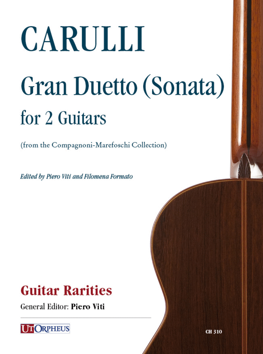 Gran Duetto (Sonata) (from the Compagnoni-Marefoschi Collection) for 2 Guitars