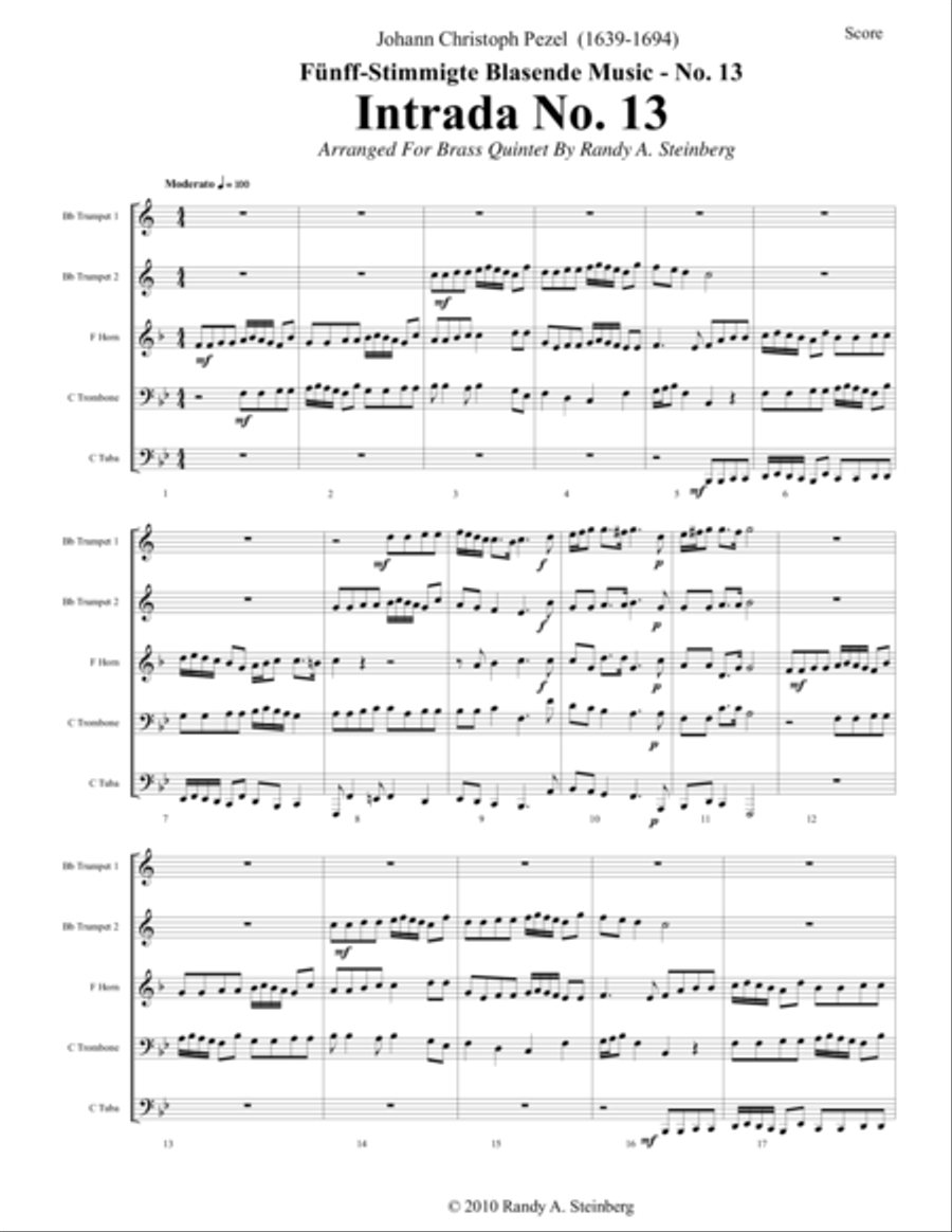 Intrada No. 13 Brass Ensemble scores gallery preview page 4