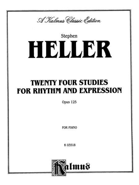 Twenty-four Piano Studies for Rhythm and Expression, Op. 125