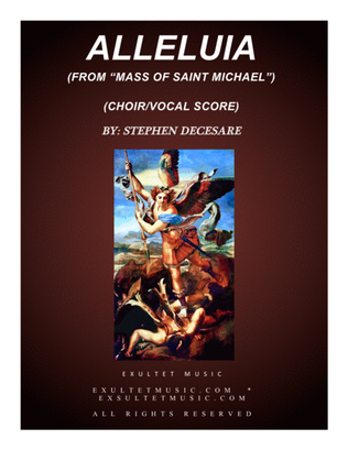 Alleluia (from "Mass of Saint Michael" - Choir/Vocal Score)