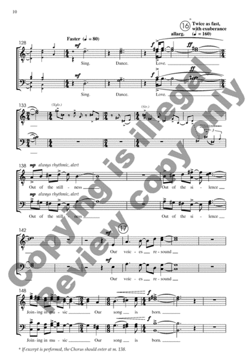 Eos (Choral Score)