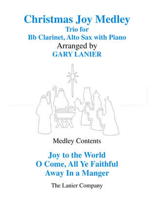 CHRISTMAS JOY MEDLEY (Trio - Bb Clarinet & Alto Sax with Piano)